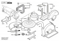 Bosch 0 601 754 873 Gws 23-230 S Angle Grinder 230 V / Eu Spare Parts